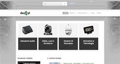 Desktop Screenshot of decibelpro.it